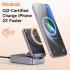 Mcdodo CH-5190 Qi2 Foldable Charging Station 15W+5W+2.5W Magnetic Wireless Charger Dock for Earbud Watch Phone with USB-C Cable
